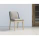 Sorrento Natural / Palazzo Taupe Outdoor Dining Chair